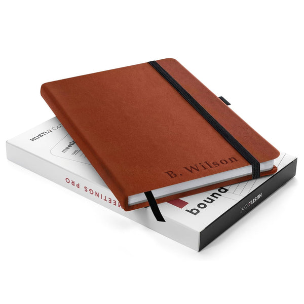 Personalized Meeting Notebook for Work, Professional Hardcover Meeting Planner