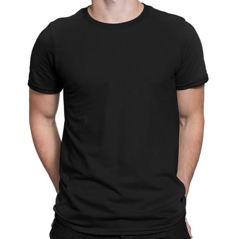 100% Pure Cotton T-Shirt for Men, Personalized