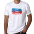 100% Pure Cotton White T-Shirt with a Patriotic Graphics, Unisex, S / M / L / XL / XXL Size Options