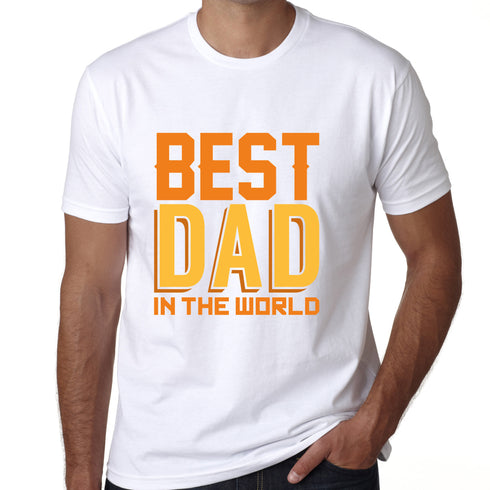 100% Pure Cotton T-Shirt for Men, Personalized