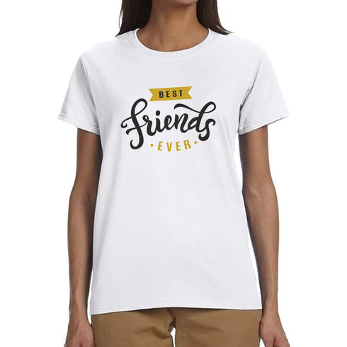 100% Pure Cotton T-Shirt for Women, Personalized